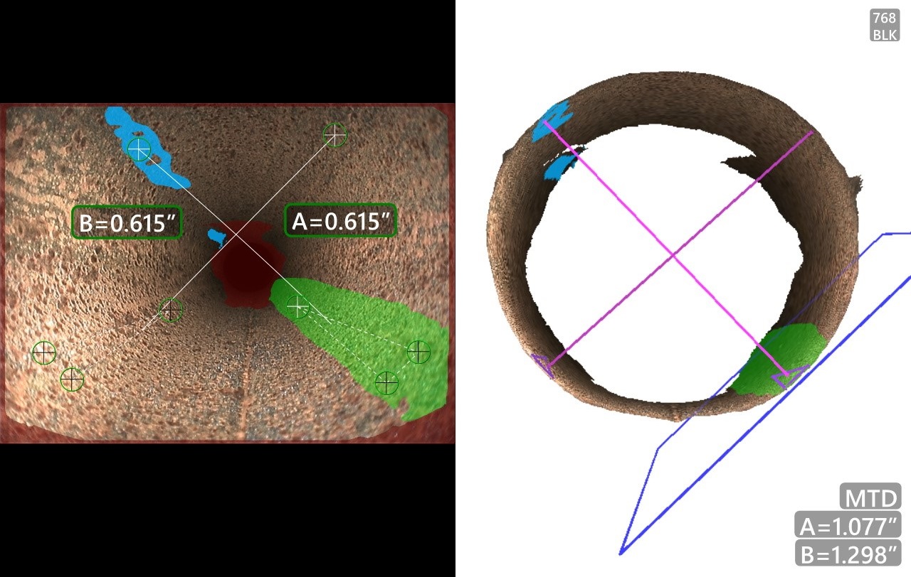 使用3D測量內(nèi)窺鏡測量深孔直徑